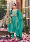 Swara by Rangoon Silk Wholesale Anarkali Kurti With Bottom Dupatta In India